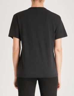 Calvin Klein Logo-print Cotton-jersey T-shirt 12 Calvin Klein Logo-print Cotton-jersey T-shirt -Sweaty Bety Clothing Shop 109 3003262 000QS6105E001 BLACK ALT02