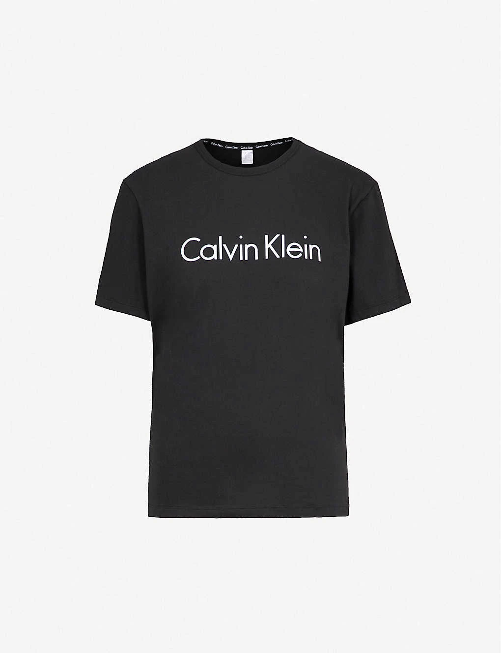 Calvin Klein Logo-print Cotton-jersey T-shirt 3 Calvin Klein Logo-print Cotton-jersey T-shirt