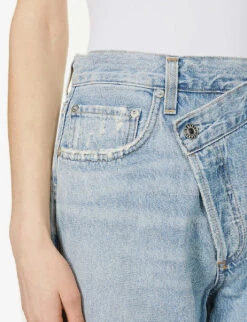 AGOLDE Criss Cross Straight Mid-rise Jeans -Sweaty Bety Clothing Shop 150 3001637 A097983 SUBURBIA ALT04