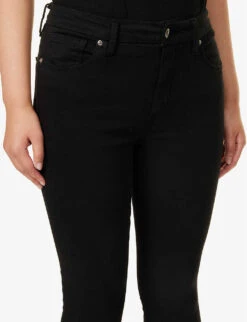 GOOD AMERICAN Good Legs Crop Skinny High-rise Jeans -Sweaty Bety Clothing Shop 150 3005368 GAGLC403BLACK BLACK001 ALT04