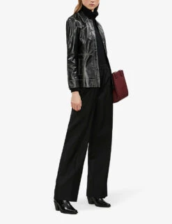 Turtleneck Cashmere Jumper -Sweaty Bety Clothing Shop 197 3003169 KJ220 BLACK ALT01