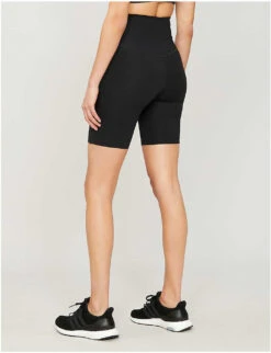 Girlfriend Collective High-rise Stretch-jersey Cycling Shorts -Sweaty Bety Clothing Shop R00037925 BLACK ALT02