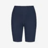 Girlfriend Collective High-rise Stretch-recycled Polyester Shorts -Sweaty Bety Clothing Shop R03640319 MIDNIGHT M
