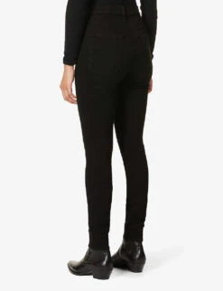 CITIZENS OF HUMANITY Chrissy Skinny High-rise Jeans -Sweaty Bety Clothing Shop R03665649 PLUSHBLACK ALT02