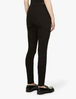 CITIZENS OF HUMANITY Chrissy Skinny High-rise Jeans -Sweaty Bety Clothing Shop R03665649 PLUSHBLACK ALT03