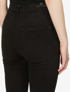 CITIZENS OF HUMANITY Chrissy Skinny High-rise Jeans -Sweaty Bety Clothing Shop R03665649 PLUSHBLACK ALT04