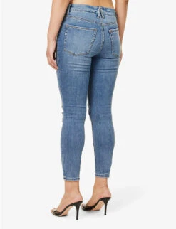 GOOD AMERICAN Good Legs Crop Skinny High-rise Stretch-denim Jeans -Sweaty Bety Clothing Shop R03717218 BLUE261 ALT03