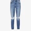 GOOD AMERICAN Good Legs Crop Skinny High-rise Stretch-denim Jeans -Sweaty Bety Clothing Shop R03717218 BLUE261 ALT10