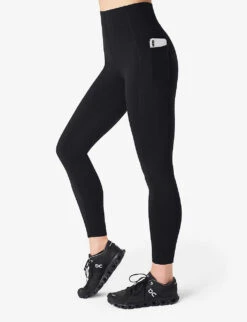 Sweaty Betty Power Workout High-rise Stretch-woven Leggings -Sweaty Bety Clothing Shop R03726889 BLACK ALT01