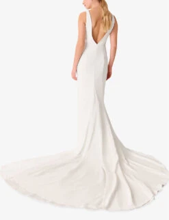 Whistles Billie V-neck Woven Wedding Dress -Sweaty Bety Clothing Shop R03742965 CREAM ALT03