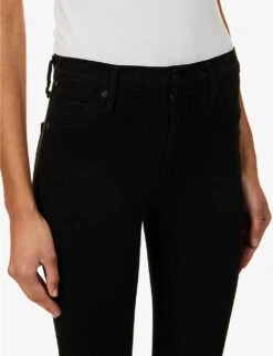 CITIZENS OF HUMANITY Rocket Skinny High-rise Stretch-denim Jeans -Sweaty Bety Clothing Shop R03743168 PLUSHBLACK ALT04