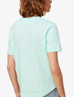 Whistles Emily Ultimate Cotton T-shirt -Sweaty Bety Clothing Shop R03744691 ALT02