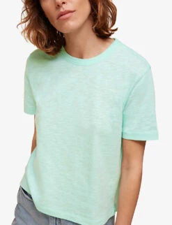 Whistles Emily Ultimate Cotton T-shirt -Sweaty Bety Clothing Shop R03744691 ALT05