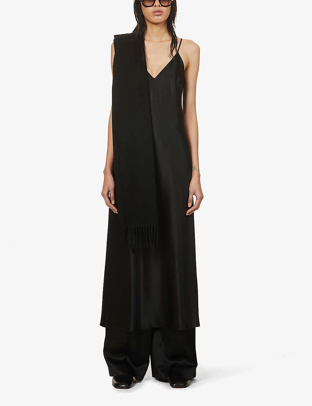 Joseph Clea Silk Strappy Midi Dress 4 Joseph Clea Silk Strappy Midi Dress - Image 2