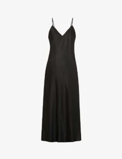 Joseph Clea Silk Strappy Midi Dress