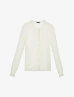 Joseph Cashair Round-neck Cashmere Cardigan