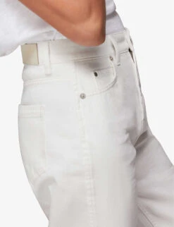 Whistles Authentic Barrel-leg High-rise Jeans -Sweaty Bety Clothing Shop R03755459 WHITE ALT04