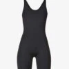 Girlfriend Collective Bike Scoop-neck Recycled Polyester-blend Unitard