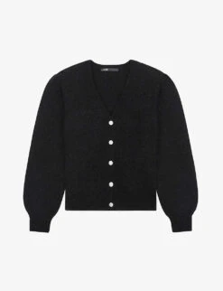 Maje Mistral Embellished Knitted Cardigan