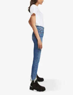 Maje Pachabfran Straight-leg Mid-rise Stretch-denim Jeans -Sweaty Bety Clothing Shop R03787382 BLEUS ALT04