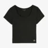 Ted Baker Miarna Relaxed-fit Cotton-jersey T-shirt -Sweaty Bety Clothing Shop R03797480 BLACK M