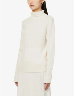 Joseph Turtle-neck Cashmere Jumper -Sweaty Bety Clothing Shop R03800581 IVORY ALT02