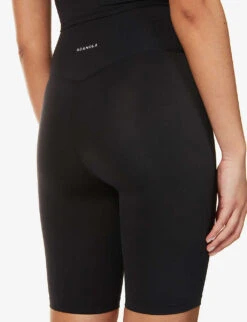 Ultimate Fitted High-rise Stretch-jersey Bike Shorts -Sweaty Bety Clothing Shop R03812461 BLACK ALT04