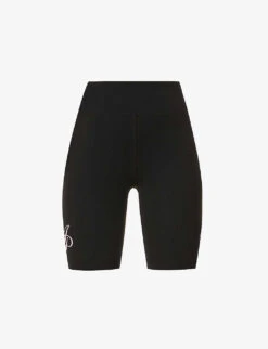 AGENT PROVOCATEUR Rayley High-rise Stretch-cotton Shorts