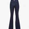 Reiss Beau Skinny Flared High-rise Stretch-denim Jeans
