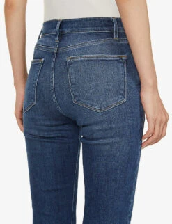 FRAME Le High Straight High-rise Slim-fit Cotton-twill Jeans -Sweaty Bety Clothing Shop R03850667 BESTIA ALT05