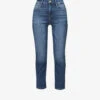 FRAME Le High Straight High-rise Slim-fit Cotton-twill Jeans 2 FRAME Le High Straight High-rise Slim-fit Cotton-twill Jeans -Sweaty Bety Clothing Shop R03850667 BESTIA M