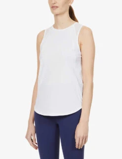 Lululemon Sculpt Sleeveless Stretch-knit Top -Sweaty Bety Clothing Shop R03897524 WHITE ALT02