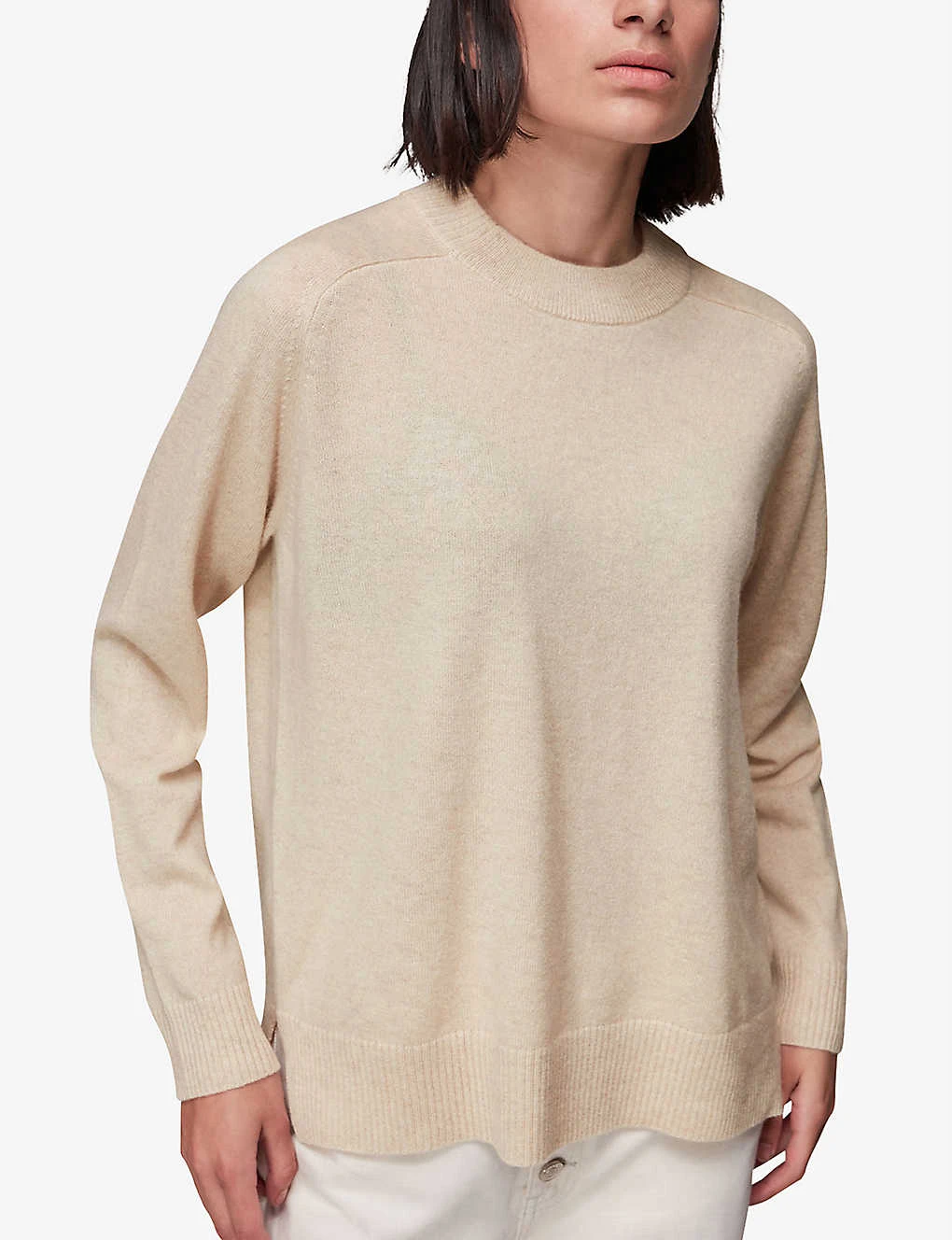 Whistles Crewneck Knitted Cashmere Jumper 5 Whistles Crewneck Knitted Cashmere Jumper - Image 3