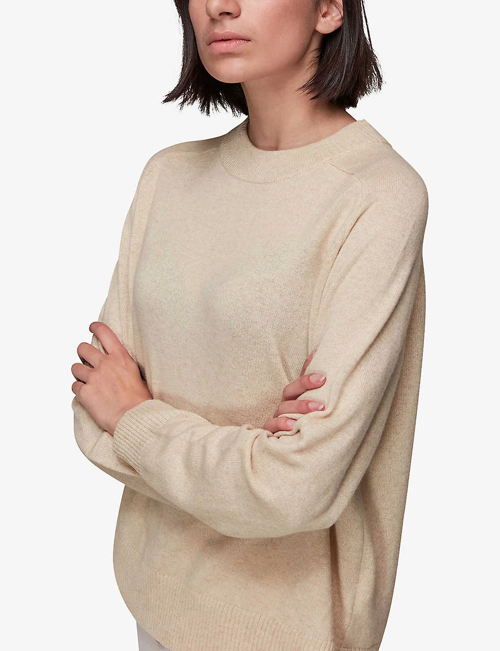 Whistles Crewneck Knitted Cashmere Jumper 8 Whistles Crewneck Knitted Cashmere Jumper - Image 6