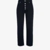 Whistles Hollie Straight-leg High-rise Organic-cotton Jeans -Sweaty Bety Clothing Shop R03899989 NAVY M