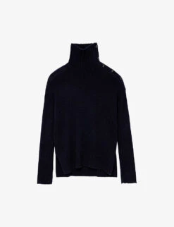 Zadig & Voltaire Alma Funnel-neck Cashmere Jumper