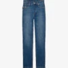 Zadig & Voltaire Mamma Straight-leg Mid-rise Stretch-denim Jeans -Sweaty Bety Clothing Shop R03910623 MEDIUMBLUE M