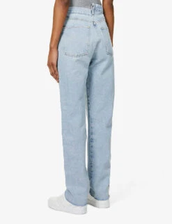 AGOLDE Criss Cross Straight-leg High-rise Organic-cotton Jeans -Sweaty Bety Clothing Shop R03911682 DIMENSION ALT03