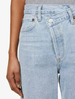 AGOLDE Criss Cross Straight-leg High-rise Organic-cotton Jeans -Sweaty Bety Clothing Shop R03911682 DIMENSION ALT04