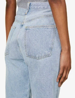 AGOLDE Criss Cross Straight-leg High-rise Organic-cotton Jeans -Sweaty Bety Clothing Shop R03911682 DIMENSION ALT05