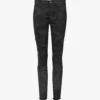 AllSaints Duran Camouflage-print Stretch-denim Skinny Jeans -Sweaty Bety Clothing Shop R03927651 WASHEDBLACK M