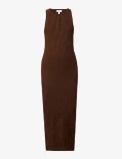 Billie Twisted-back Knitted Maxi Dress