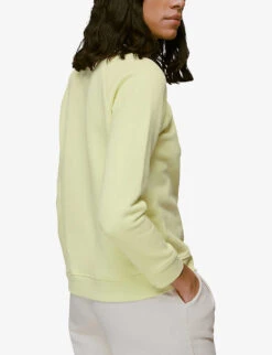 Whistles Voila-embroidered Cotton Sweatshirt -Sweaty Bety Clothing Shop R03936184 LIME ALT03