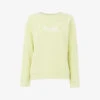 Whistles Voila-embroidered Cotton Sweatshirt -Sweaty Bety Clothing Shop R03936184 LIME M