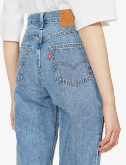 Levis 80s Mom Tapered-leg High-rise Jeans -Sweaty Bety Clothing Shop R03937524 MEDIUMINDIGOWORNIN ALT05