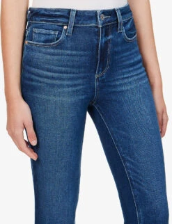 Paige Cindy Straight-leg High-rise Stretch-denim Jeans -Sweaty Bety Clothing Shop R03941948 SOLEIL ALT04