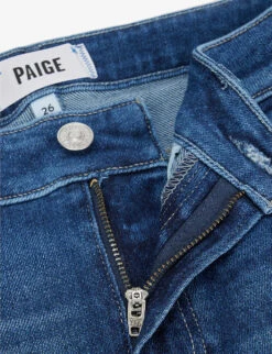 Paige Cindy Straight-leg High-rise Stretch-denim Jeans -Sweaty Bety Clothing Shop R03941948 SOLEIL ALT06