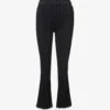 MOTHER Hustler Ankle Fray Flared High-rise Stretch-denim Jeans -Sweaty Bety Clothing Shop R03945070 ENCOUNTERSATNIGHT M