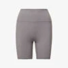 Ultimate Crop High-rise Stretch-woven Bike Shorts -Sweaty Bety Clothing Shop R03949459 DARKGREY M