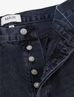 AGOLDE Lana Faded Straight-leg Mid-rise Organic Denim Jeans -Sweaty Bety Clothing Shop R03949572 CONDUCT ALT06